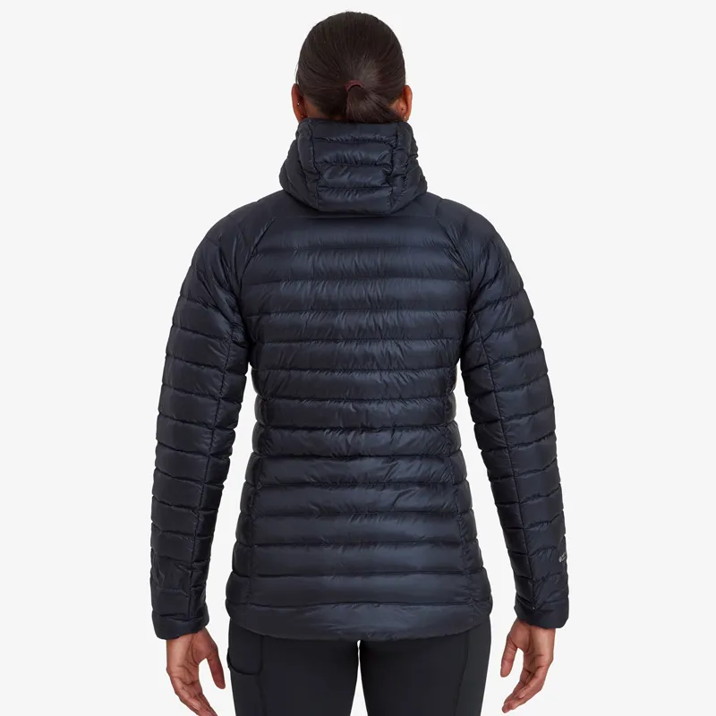 Montane Women's Anti-Freeze Hooded Down Jacket - Eclipse Blue-4